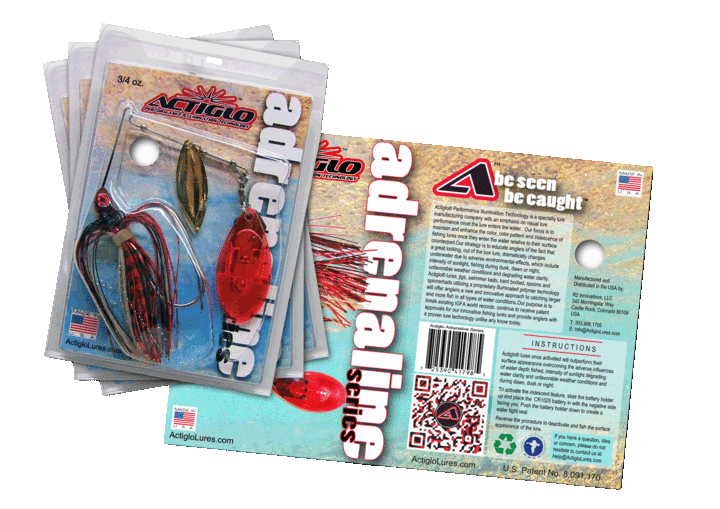 ACTIGLO Lures Packaging
